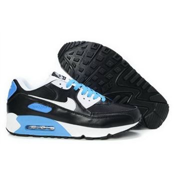 Nike Air Max 90 Mens Shoes Black White Photo Blue Discount Code